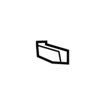 Lincoln 5L1Z-78666C04-CAA Cover - Seat Belt Retractor