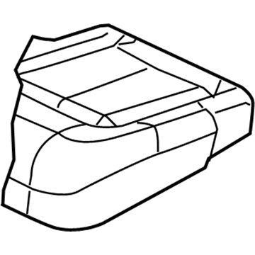 Lincoln 6L7Z-7863804-DA Cover Assembly - Rear Seat