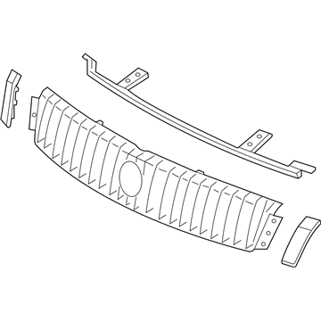 Mercury 5T5Z-8200-AAA Grille Assembly - Radiator