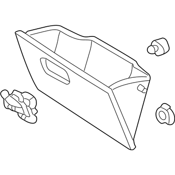 Mercury 3L8Z-7806024-BAA Door Assembly - Glove Compartment