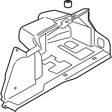 Ford PR3Z-6345422-AA Carpet - Rear Quarter Panel/Luggage Compartment