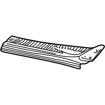 Ford 4C3Z-25022A69-AAA Grille - Cowl Top