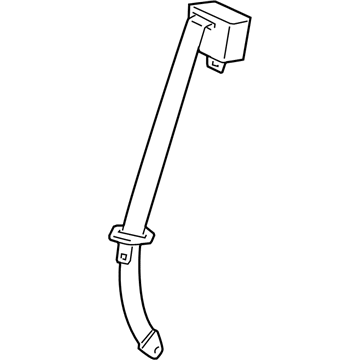 Mercury 2C5Z-78611B64-AAB Seat Belt Assembly