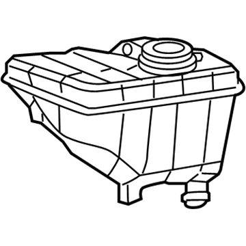 Ford 3W1Z-8A080-AA Reservoir 3W1Z-8A080-AA Ford Reservoir Illustration 1 of 1