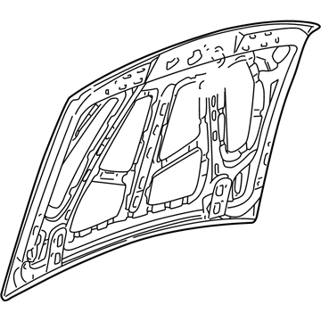Ford 1L5Z-16612-AA Hood Assembly