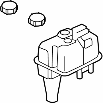 Ford BM6Z-8A080-A Tank Assembly - Radiator Overflow