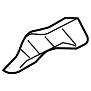 Ford CJ5Z-18491-A Duct - Heater Outlet
