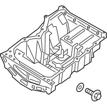 Ford CJ5Z-6675-G Pan Assembly - Engine Oil