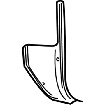 Ford F87Z-1002344-AAD Panel - Cowl Side Trim