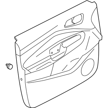 Ford CJ5Z-7823942-BG Panel - Door Trim Lower