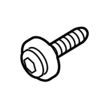 Ford -W710506-S424 Latch Screw -W710506-S424 Ford Latch Screw Illustration 1 of 1