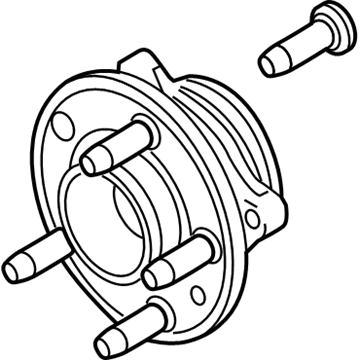 Ford BB5Z-1104-A Hub Assembly - Wheel