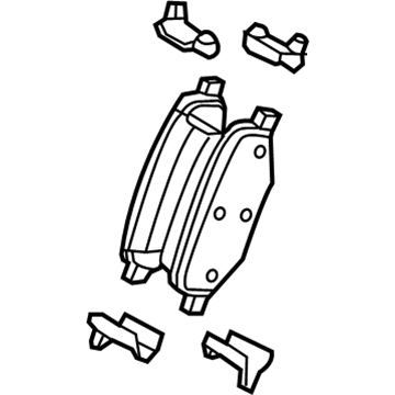 Ford FG1Z-2200-B Pad - Brake