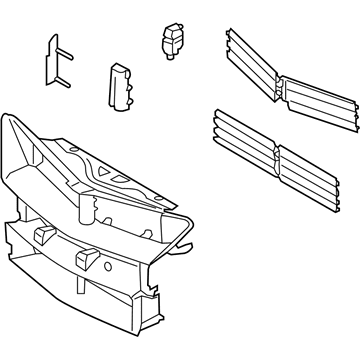 Lincoln EJ7Z-8475-A Shutter Assembly - Radiator Control