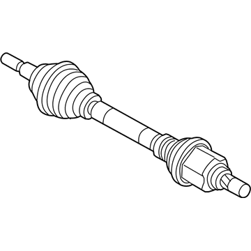 Ford FV6Z-3B437-H Shaft - Front Axle