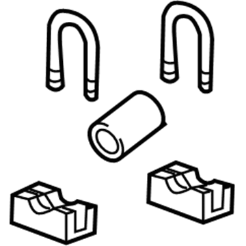 Mercury 9L8Z-5K272-A Kit - U-Bolt And Clamp