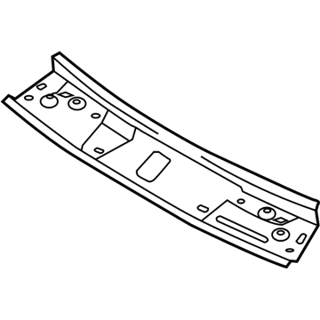 DT1Z-6103408-D Ford Windshield Header, Front Illustration 1 of 1