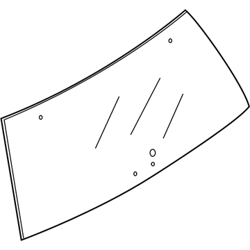Mercury 6L2Z-78422A12-AA Window Assembly - Back