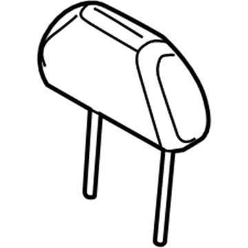 Ford 5F9Z-74611A08-CAA Headrest, Front 5F9Z-74611A08-CAA Ford Headrest, Front Illustration 1 of 1