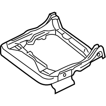 Mercury 5F9Z-7463101-AA Frame And Spring - Front