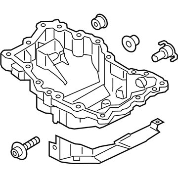 Lincoln FT4Z-6675-D Pan Assembly - Engine Oil