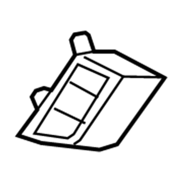 Ford GD9Z-9C888-EA Audio Switch, Lower Passenger Side GD9Z-9C888-EA Ford Audio Switch, Lower Passenger Side Illustration 1 of 1
