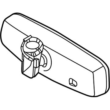 Ford 6U5Z-17700-B Mirror Assembly - Rear View - Inner