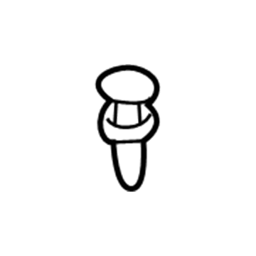 Ford -W705436-S300 Rivet - Plastic