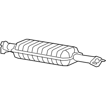 Ford 5L8Z-5230-BA Muffler Assembly - Front