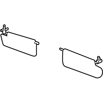 Ford 5F9Z-7404104-AAA Visor Assembly - Sun