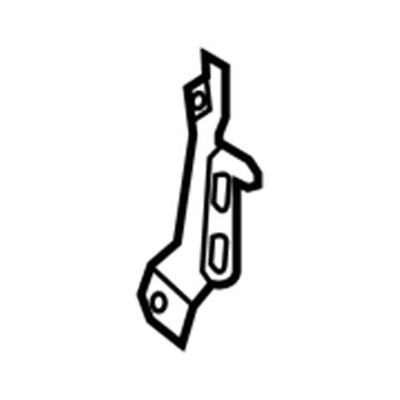 DS7Z-54045K00-A Ford Reinforcement Beam Lower Bracket, Passenger Side Illustration 1 of 1