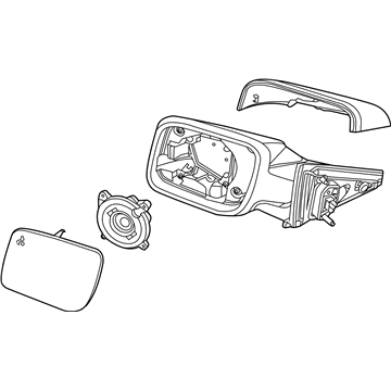 Ford DB5Z-17682-DL Mirror Assembly - Rear View Outer