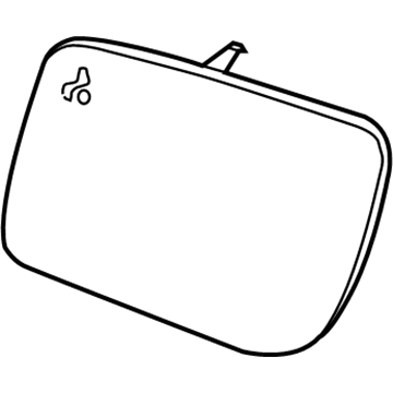 Ford BB5Z-17K707-D Glass Assembly - Rear View Outer Mirror