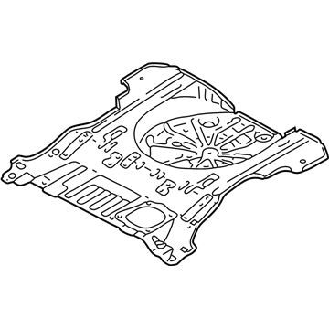 Ford YL8Z-7811215-AA Pan Assembly - Floor - Rear