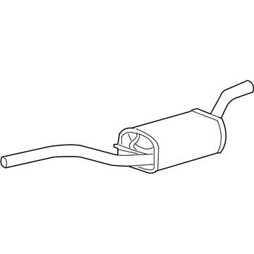 Ford 1S4Z-5230-AB Muffler Assembly - Front
