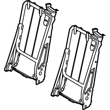 Ford BK3Z-99613A39-N Frame - Rear Seat Back Retainer