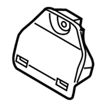 Ford BK3Z-99611B90-EA Bezel - Seat Belt Guide Bracket