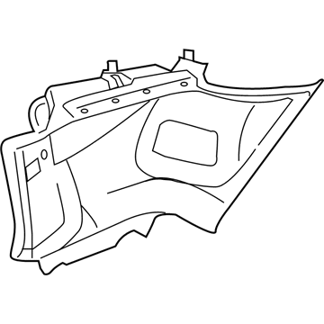 Ford 8S4Z-5452018-AE Trim - C Pillar