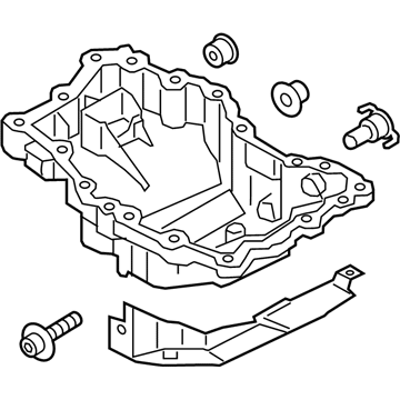Ford FT4Z-6675-D Pan Assembly - Engine Oil