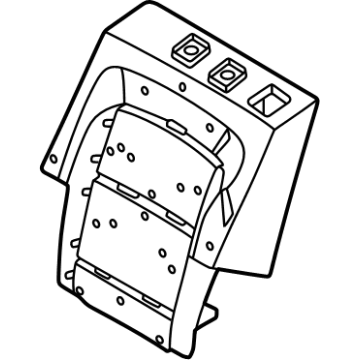 Lincoln SL7Z-7866800-A Seat Back Pad