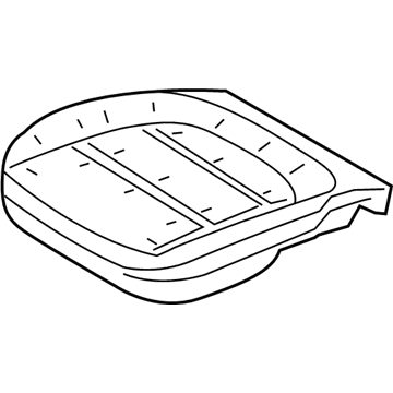 Ford LJ6Z-78632A23-F Pad - Seat Cushion