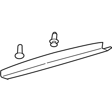 Lincoln KL1Z-78424B36-AC Moulding Assembly - Rear Quarter Outer