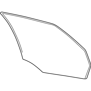 Ford F6DZ-5425713-B Glass - Rear Door