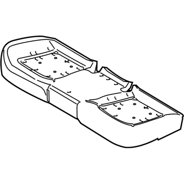 Ford DS7Z-5463840-H Pad - Rear Seat Cushion