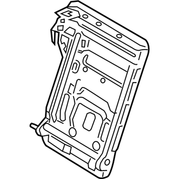 Ford DU5Z-96613A38-D Frame - Rear Seat Back Retainer