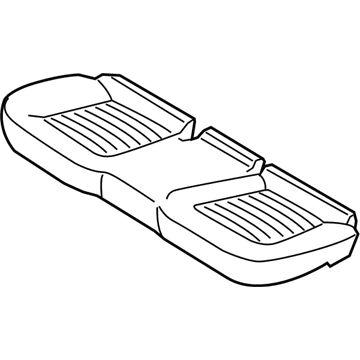 Ford HS7Z-5463804-AA Cover Assembly - Rear Seat Cushion