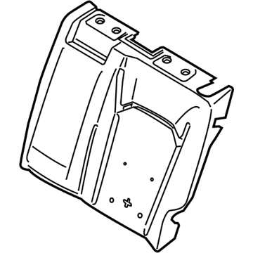 Ford DS7Z-5466801-M Pad - Rear Seat Back