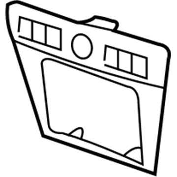 Lincoln 8H6Z-5404302-AA Panel - Instrument