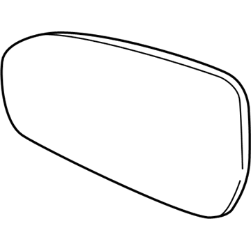 Ford DS7Z-17K707-B Glass Assembly - Rear View Outer Mirror
