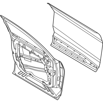 Ford LJ8Z-5820124-C Door Assembly - Front